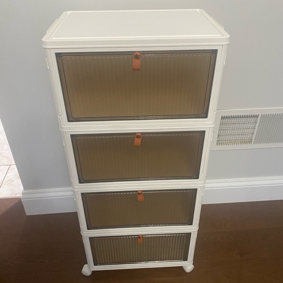 New 4 tier collapsible Storage Drawer Unit